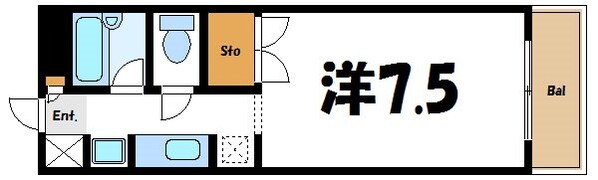 一之江駅 徒歩18分 2階の物件間取画像